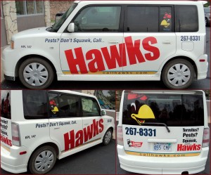 Hawks Pest Fleet Vehicles