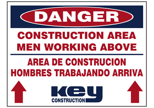 Key Construction-Area-Men-Above