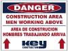 Key Construction-Area-Men-Above